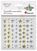 Kryształki Craft-Fun Series gwiazdki złoty/srebrny Titanum (24MH0381) Titanum
