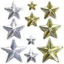 Kryształki Craft-Fun Series gwiazdki złoty/srebrny Titanum (24MH0381) Titanum