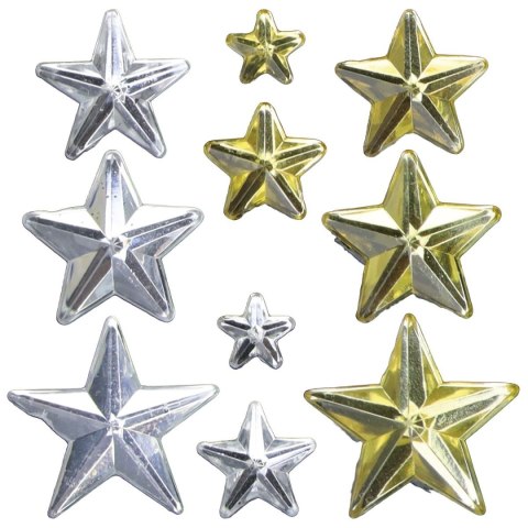 Kryształki Craft-Fun Series gwiazdki złoty/srebrny Titanum (24MH0381) Titanum