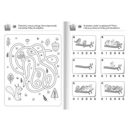 Książka dla dzieci 101 zadań. Łamigłówki dla dzieciaka do walizki i plecaka 6+ Aksjomat Aksjomat