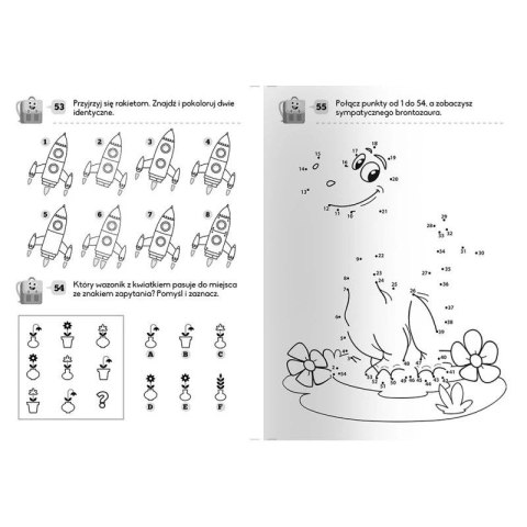 Książka dla dzieci 101 zadań. Łamigłówki dla dzieciaka do walizki i plecaka 7+ Aksjomat Aksjomat