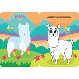 Książka dla dzieci Koloruję i naklejam. Zwierzątka w zoo. Duże naklejki od 3 lat Aksjomat Aksjomat