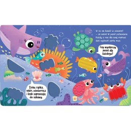 Książka dla dzieci Spotkanie w oceanie. Książeczka sensoryczna dla maluszka Aksjomat Aksjomat