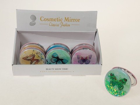 Lusterko 7cm motyl mix Adar (604124) Adar