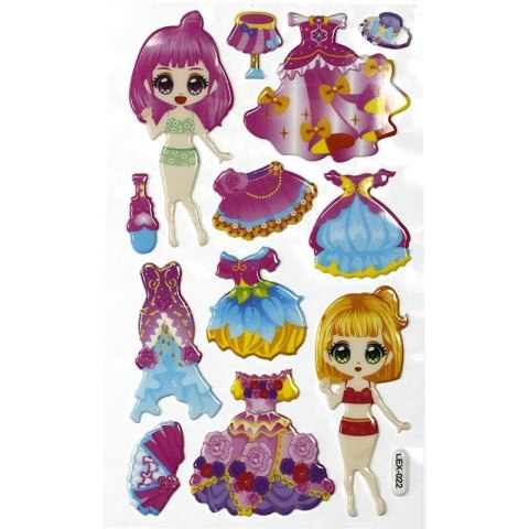 Naklejka (nalepka) Craft-Fun Series lalki i stroje Titanum (LXE-022) Titanum