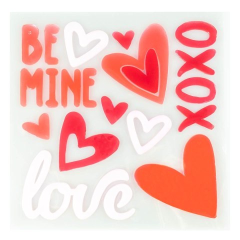 Naklejka (nalepka) żelowe walentynkowe Arpex (WA7306) Arpex