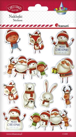 Naklejki świąteczne Craft-Fun Series Boże Narodzenie wypukłe Titanum (CDJ02) Titanum