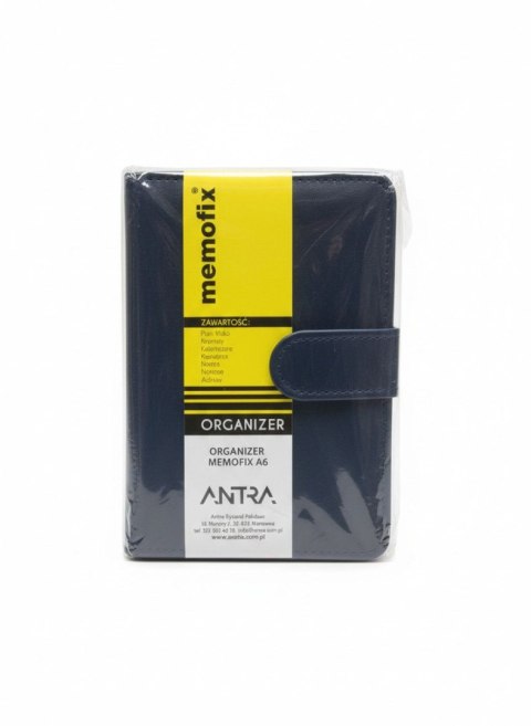 Organizer A6 A6 granatowy MEMOFIX granatowy Antra (5904210086715) Antra