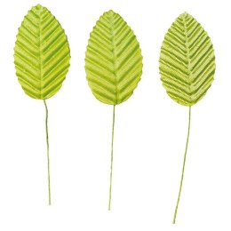 Ozdoba materiałowa Craft-Fun Series Liście na druciku jasnozielone Titanum (SY-003) Titanum
