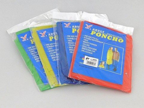 Peleryna Płaszcz przeciwdeszczowy ponczo winylowy Adar (450639) Adar