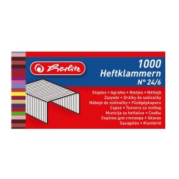 Zszywki 24/6 8760514 1000 szt Herlitz (300000606) Herlitz