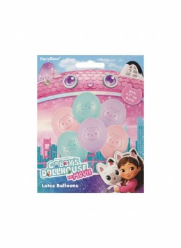 Balon gumowy Koci Domek Gabi mix 270mm Partydeco (SB12P-347-000-6) Partydeco