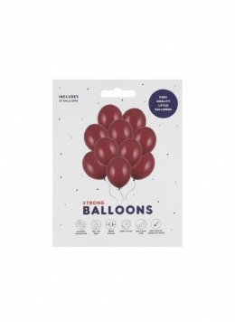 Balon gumowy Party Deco BALONY STRONG pastelowy 10 szt brązowy 270mm Partydeco (SB12P-032C-10) Partydeco