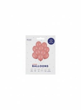 Balon gumowy Party Deco BALONY STRONG pastelowy 10 szt rosa 270mm Partydeco (SB12P-081AN-10) Partydeco