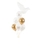 Balon gumowy ecri Partydeco (SB14P-310-000-6) Partydeco