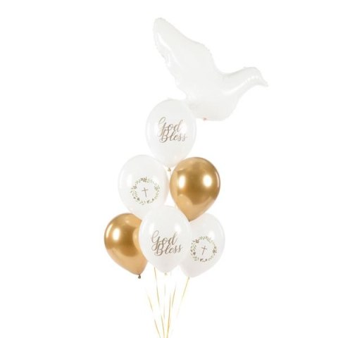 Balon gumowy ecri Partydeco (SB14P-310-000-6) Partydeco