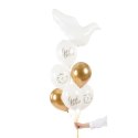Balon gumowy ecri Partydeco (SB14P-310-000-6) Partydeco