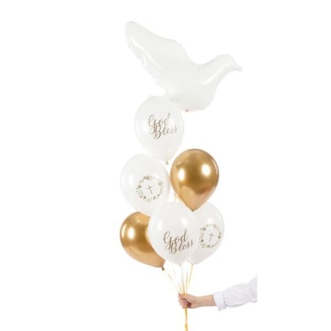 Balon gumowy ecri Partydeco (SB14P-310-000-6) Partydeco