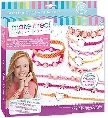 Bransoletka MAKE IT REAL Zestaw do tworzenia bransoletek Macrame Friendship Bracelets Orbico Sp. Z O.o. (1318) Orbico Sp. Z O.o.