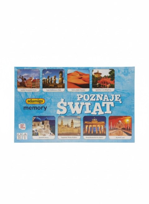 Gra edukacyjna Poznaję świat memory Adamigo Adamigo