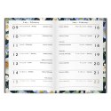 Kalendarz książkowy (terminarz) miękka oprawa FLOWERS A6 Interdruk (64 stony) Interdruk
