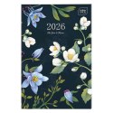 Kalendarz książkowy (terminarz) miękka oprawa FLOWERS A6 Interdruk (64 stony) Interdruk