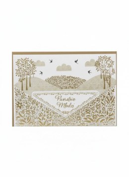 Kartka składana A5 A5 Ślub ZŁOTA ŁAKA Henry (5905701488230) Henry