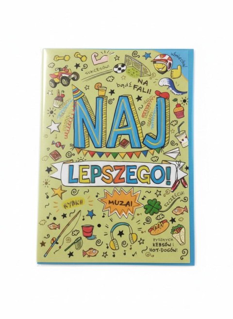 Kartka składana A5 Karnet A5 chłopak naj Henry (5908451982287) Henry