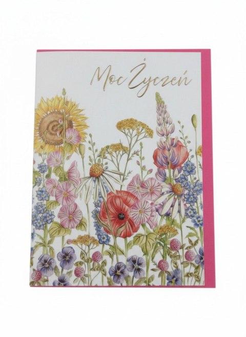 Kartka składana A5 Karnet A5 ogródek Henry (5908451983154) Henry