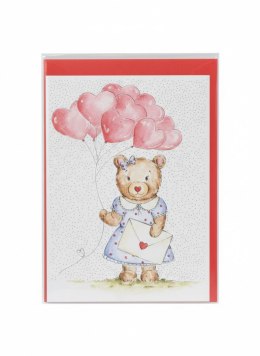 Kartka składana B6 Karnet B6 WAL MISIOWA Z BALONAMI Henry (5907465666879) Henry