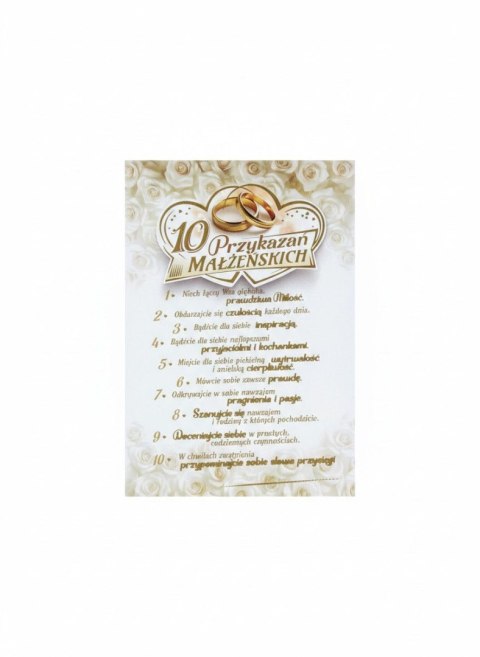 Kartka składana B6 Ślub B6+ Ab Card (5905937481692) Ab Card