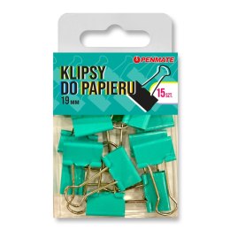 Klipy jasnozielone TT8323 19mm jasny zielony Penmate Penmate