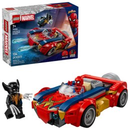Klocki konstrukcyjne Marvel Spider-Man w samochodzie kontra zvenomowany Wolverine Lego (76336) Lego