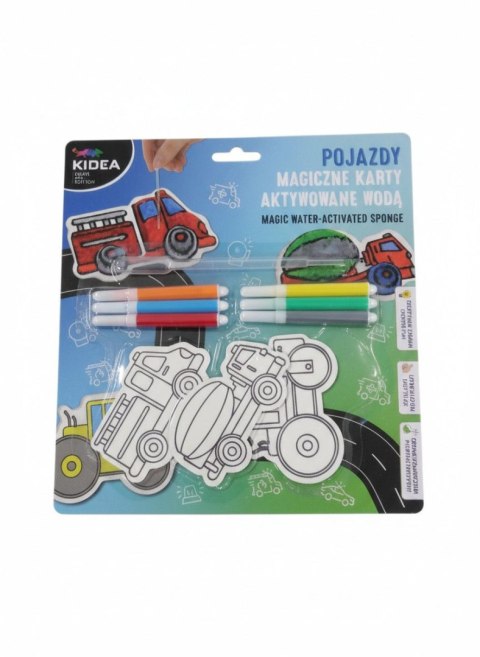 Kolorowanka FRIENDS POJAZDY Kidea (MKAWPKA) Kidea