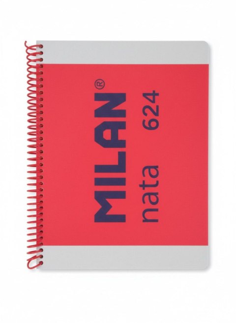 Kołozeszyt (kołonotatnik) A4 80k. 80g krata Milan (57043E80P) Milan