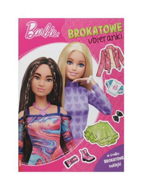 Książka dla dzieci Barbie. Brokatowe ubieranki. Ameet (SDLB 1105) Ameet