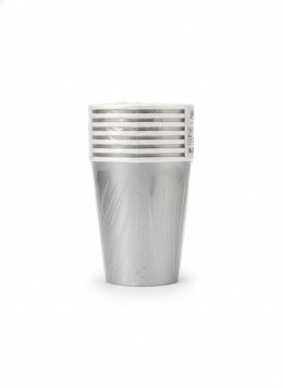Kubek jednorazowy maki Srebrne, Unicolour papier 250ml Pol-mak (KM02_OG_005500) Pol-mak