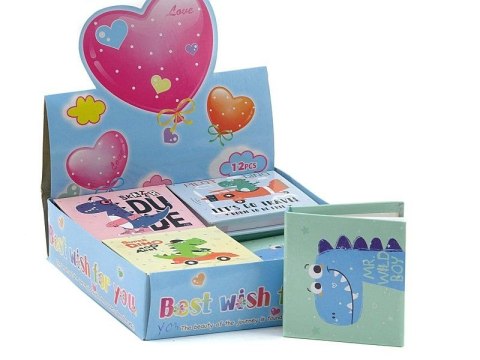 Notes (notatnik) dinozaury [mm:] 80x80 Adar (532120) Adar