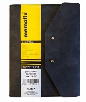 Organizer B6 Budżetownik NABUK CZARNY Antra Antra