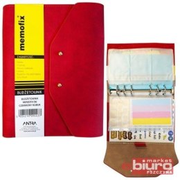 Organizer B6 Budżetownik NABUK czerwona Antra Antra