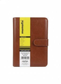 Organizer B6 MEMOFIX z saszetką brązowy Antra Antra