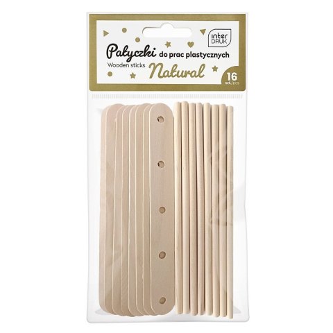 Patyczki zestaw DO prac plastycznych 5902277337313 16 szt Interdruk (16 szt) Interdruk