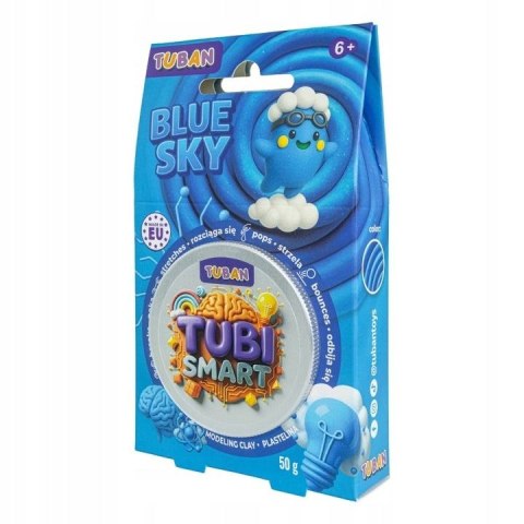 Plastelina 1 kol. Tubi Smart Blue Sky niebieska jasna 50g Tuban (TU8533) Tuban
