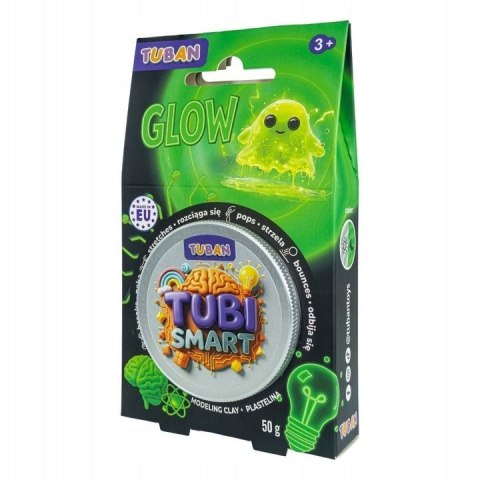 Plastelina 1 kol. Tubi Smart Glow 50g Tuban (TU8496) Tuban