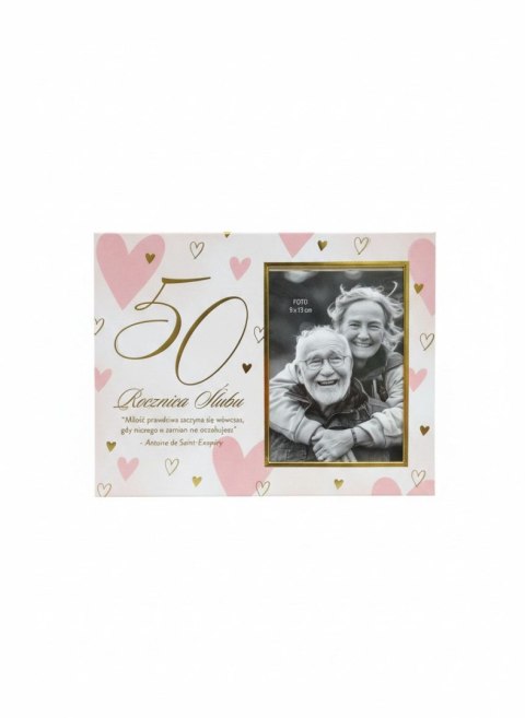 Ramka PIX-50 rocznica [mm:] 90x130 Pan Dragon (5901854998244) Pan Dragon