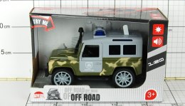 Samochód jeep wojskowy ze światłem i dźwiękiem Dromader (130-1289354) Dromader