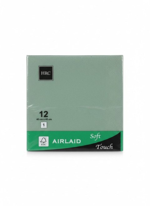 Serwetki airlaid zielony bibuła [mm:] 400x400 Pol-mak (DH_CA_000401) Pol-mak