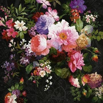 Serwetki roses on velvet mix papier [mm:] 330x330 (SDL090200)