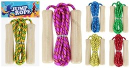 Skakanka drewniana rączka, sznurek 224cm Mega Creative (577923) Mega Creative