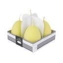 Świeczka ozdobna jajko welur pistacja 4szt. Home And Garden (0435) Home And Garden